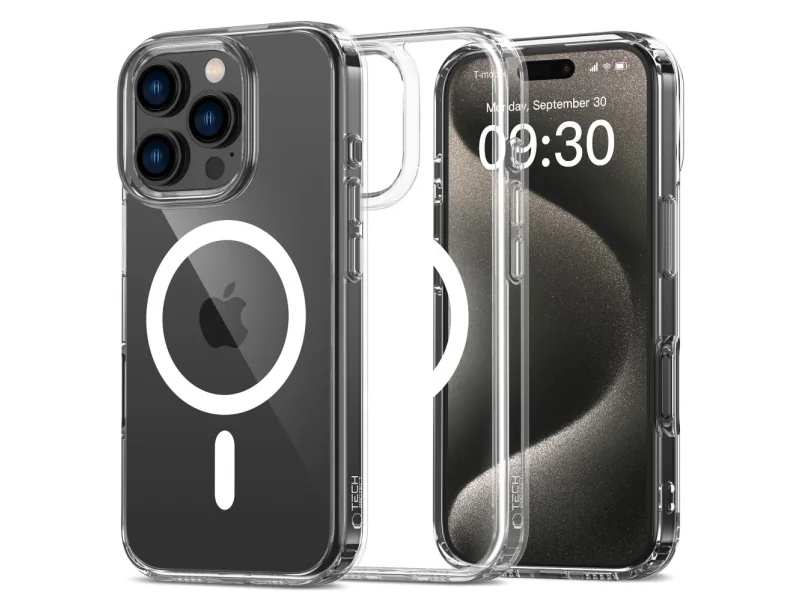 Tech-Protect TECH-PROTECT FLEXAIR HYBRID MAGSAFE IPHONE 16 PRO CLEAR