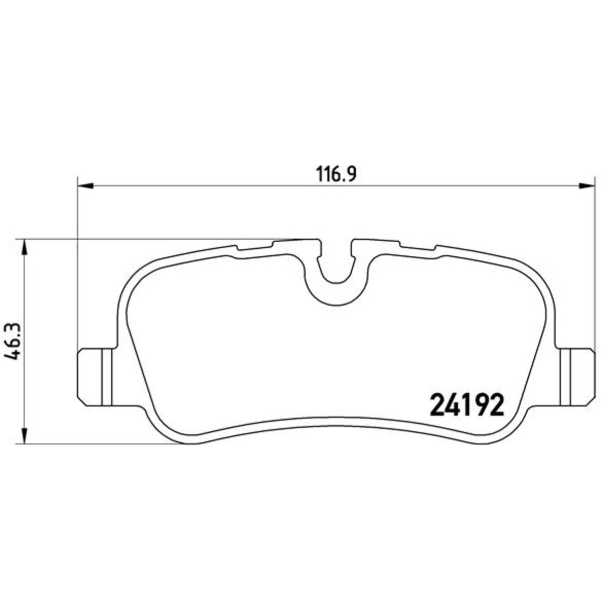 Jarrupalat, levyjarru BREMBO P 44 019