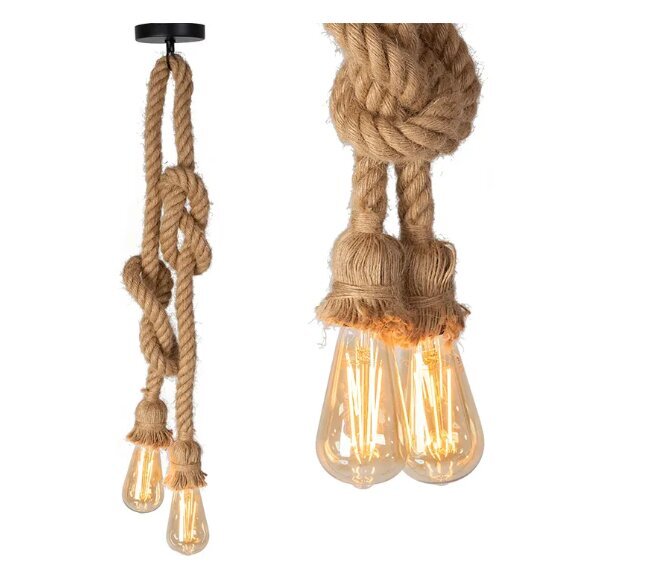 TOOLIGHT riippuva kattovalaisin APP419-2CP ruskea, 100x10x100cm