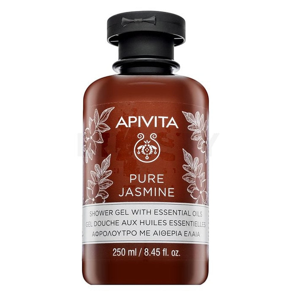 Kylpygeeli puhtailla jasmiinin eteerisillä öljyillä Apivita 250 ml