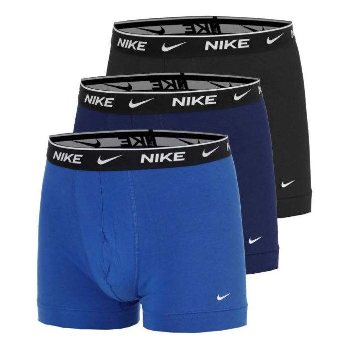 Nike Essential Cotton Stretch Trunk 3PK K. XL Sininen Miehet