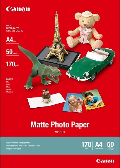 Canon MP-101 Matte Photo Paper -valokuvapaperi, A4, 50 arkkia