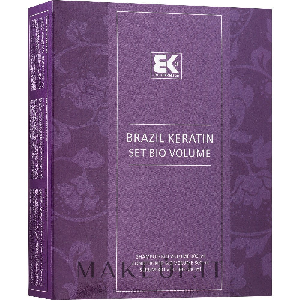 Brazil keratin Organic hiusten volyymin lahjasetti