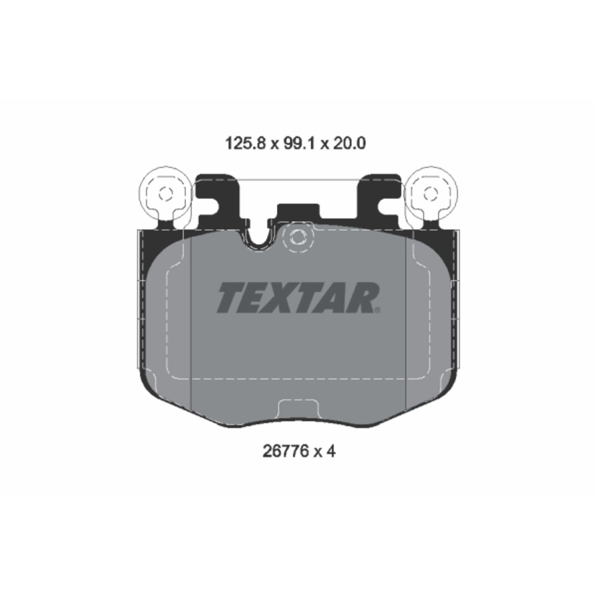 Jarrupalat, levyjarru TEXTAR 2677601