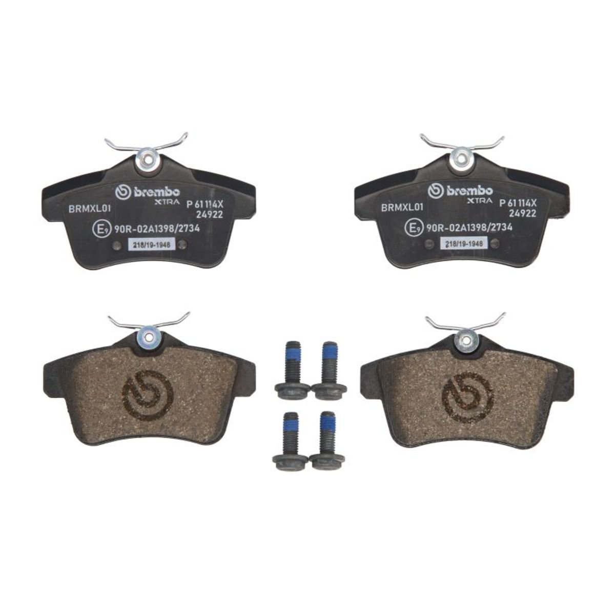 Jarrupalat, levyjarru BREMBO P 61 114X