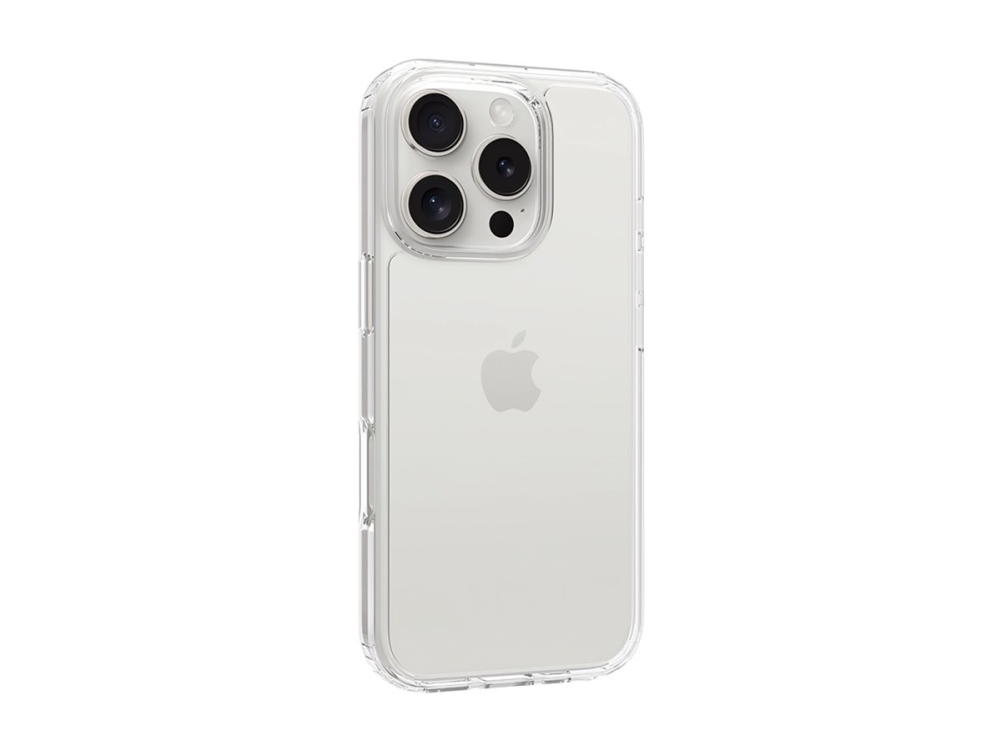 Screenor Bumper, iPhone 16 Pro -suojakuori, Läpinäkyvä