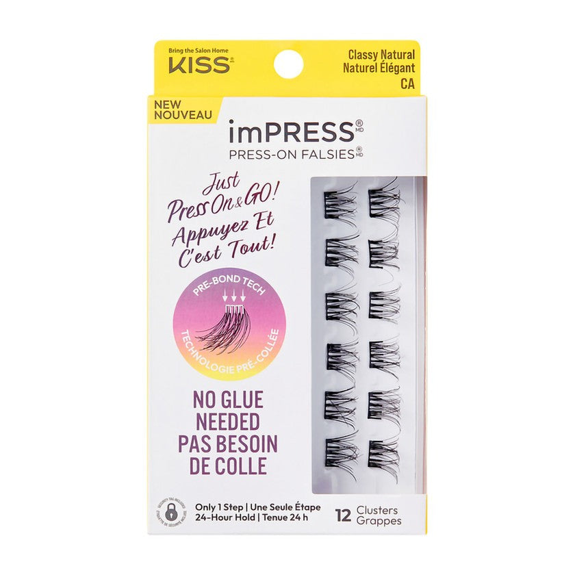 Kiss Impress 01 Ciglia Naturali Eleganti — Ciglia finte
