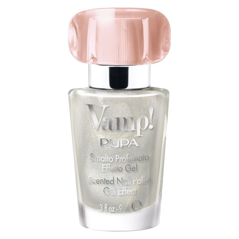Pupa Vamp Gel Effect hajustettu kynsilakka 125 - White Snow
