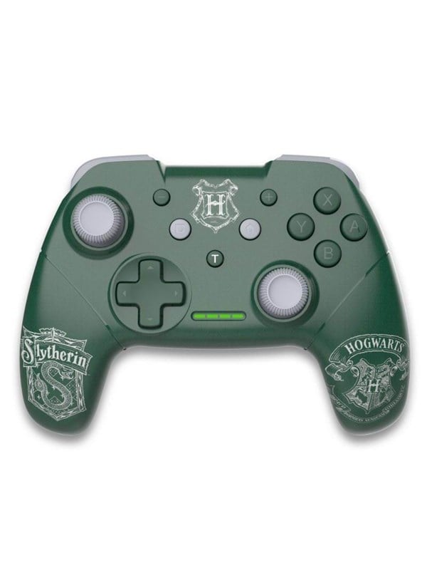 Trade Invaders Harry Potter langaton ohjain Vihreä Switchille 1M kaapelilla - Slytherin