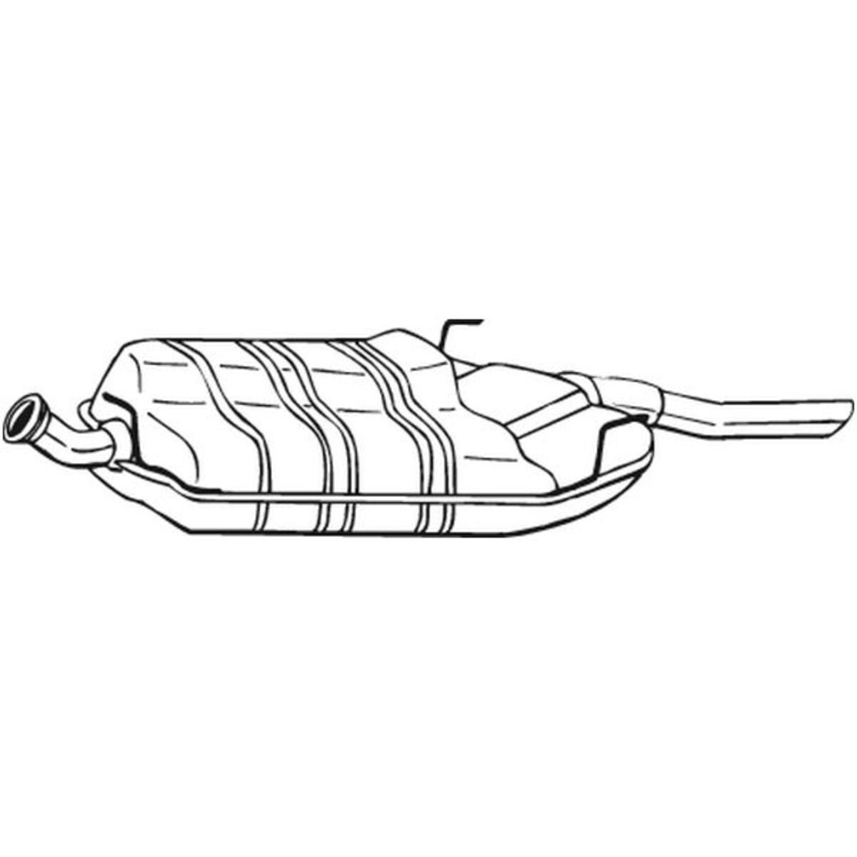 Takaäänenvaimentaja BOSAL 215-829
