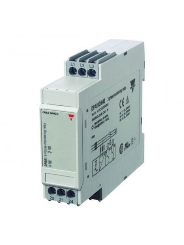 Carlo Gavazzi Valvontareleet, 3-vaiheinen valvontarele.