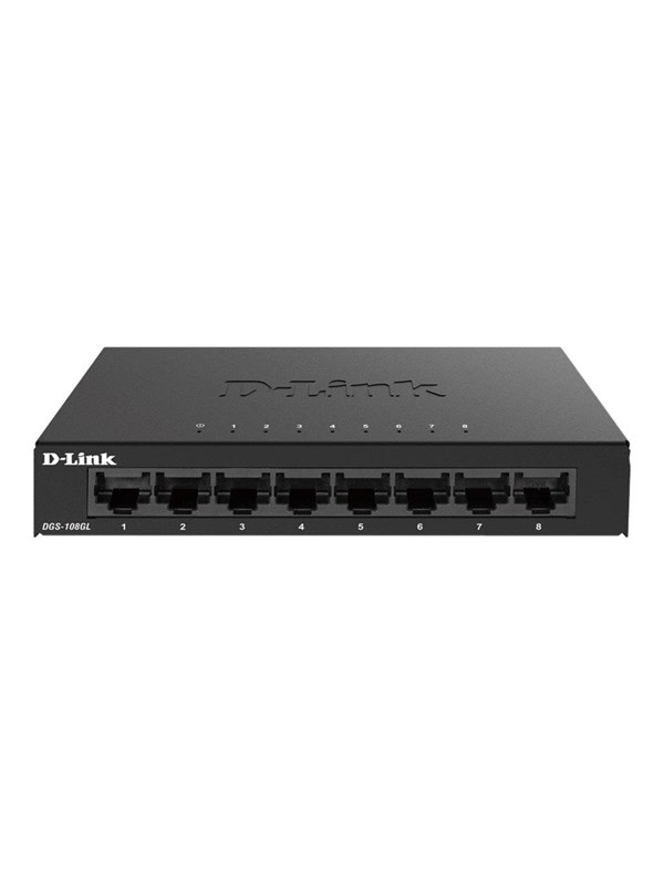 D-link Dgs-108gl 8-porttinen Gigabit-kytkin