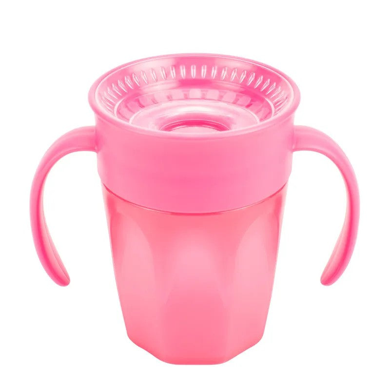 360 juomalasi ilman suutinta, vaaleanpunainen kahvoilla 200ml