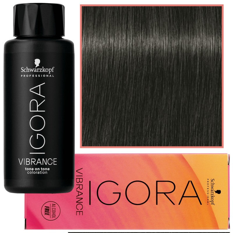 Schwarzkopf Professional Igora Vibrance – Ammoniakiton puolikestävä hiusväri 60ml 5-21 | Vaalea Tuhka Kastanja Cendre