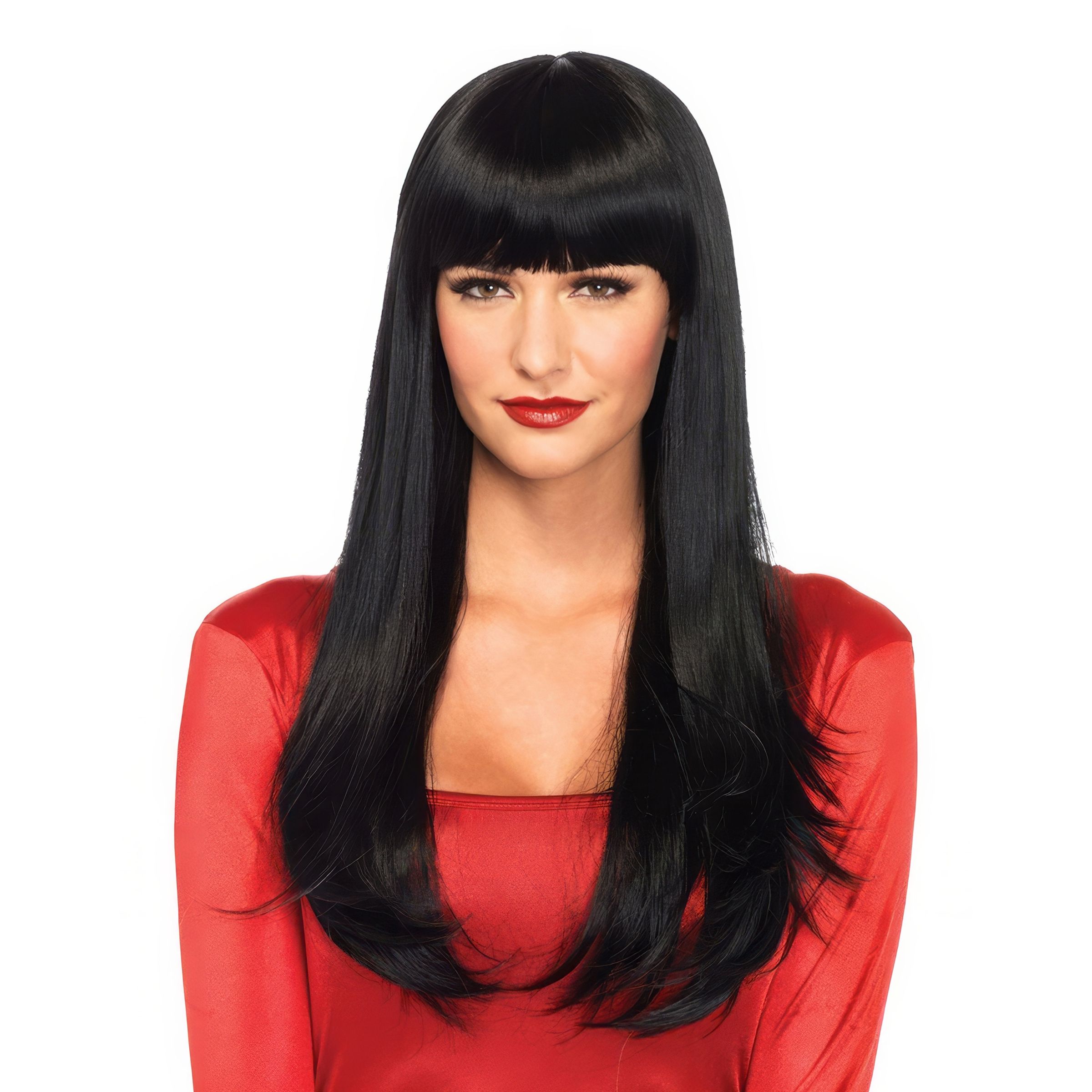 Leg Avenue Bangin' Long Straight Wig Musta peruukki