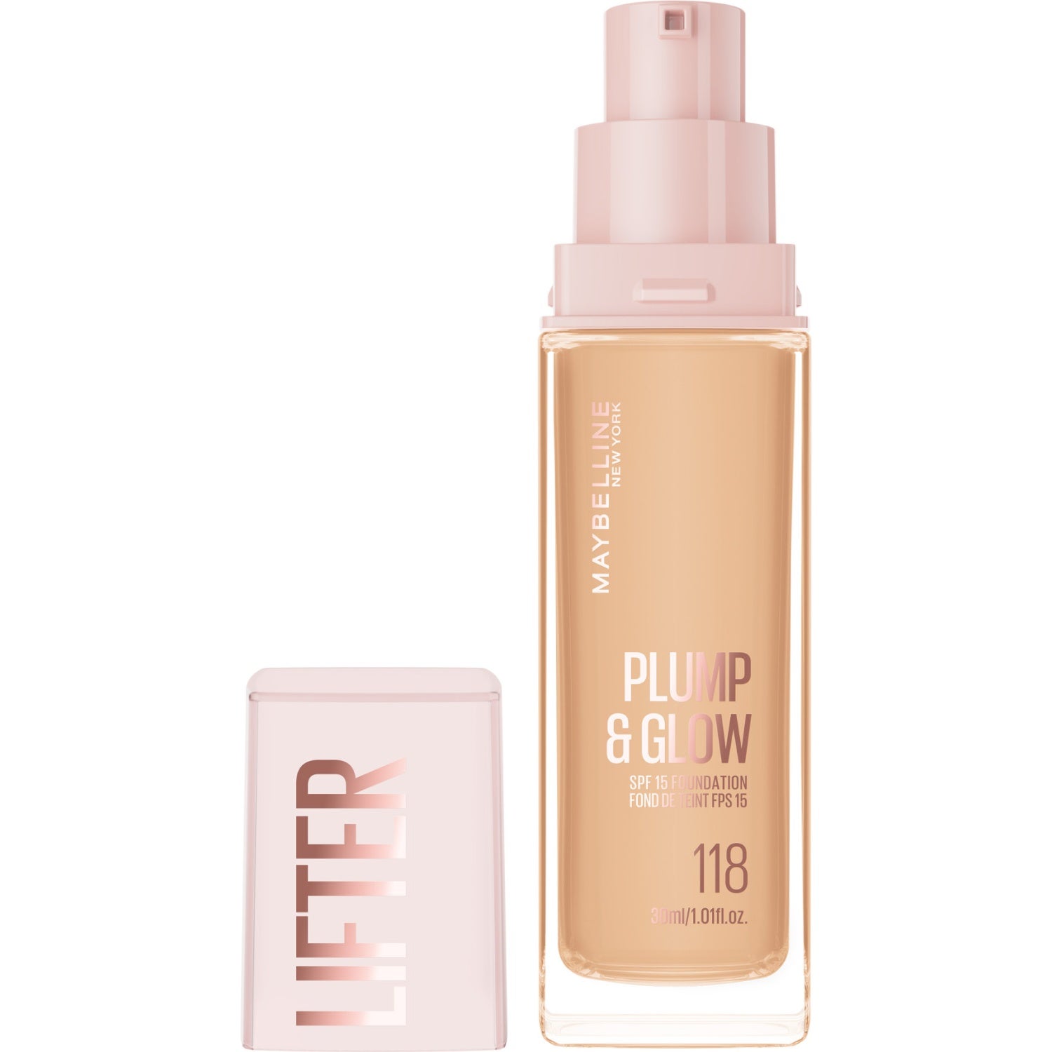 Maybelline Lifter Plump & Glow Foundation 118 - 30 ml