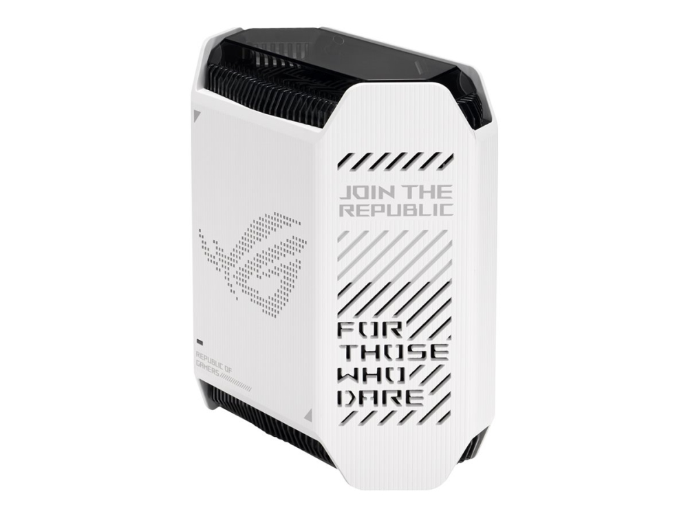 Asus ROG Rapture GT6 -mesh WiFi -järjestelmä, Wi-Fi 6, AX10000, Tri-band, 2 kpl, valkoinen