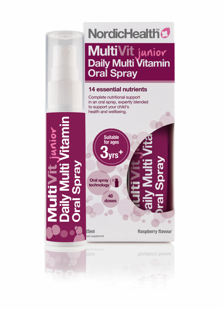 Nordic Health MultiVit Junior -suusuihke 25 ml