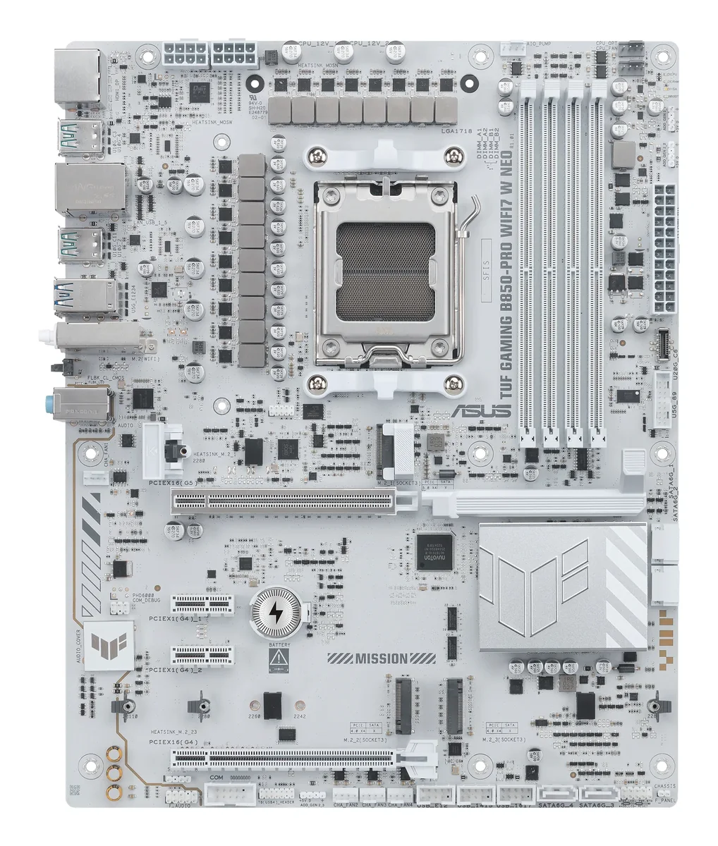Asus TUF GAMING B850-PRO WiFi 7 W NEO AM5 ATX -emolevy