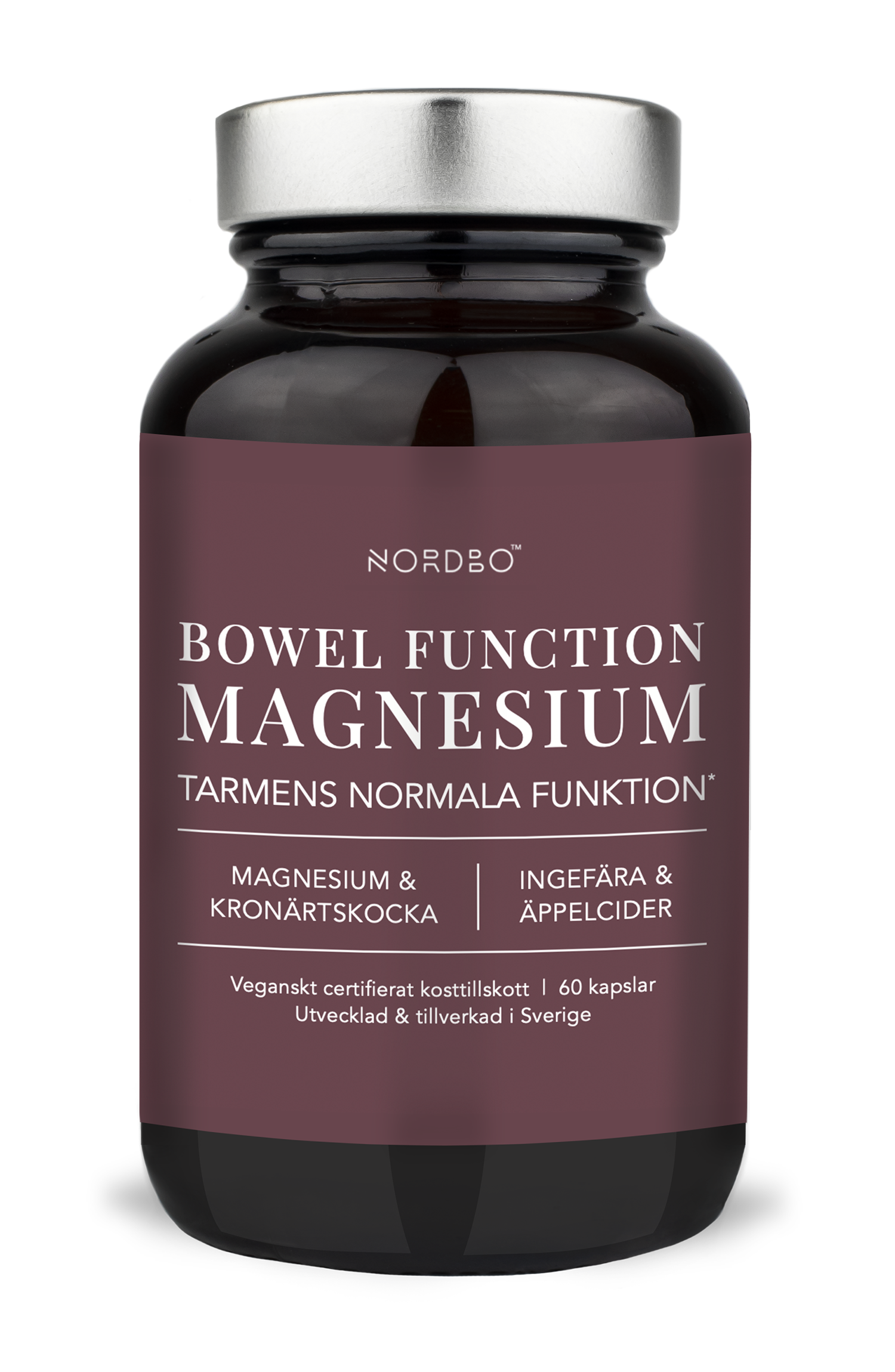 Nordbo Bowel Function Magnesium 60 kaps