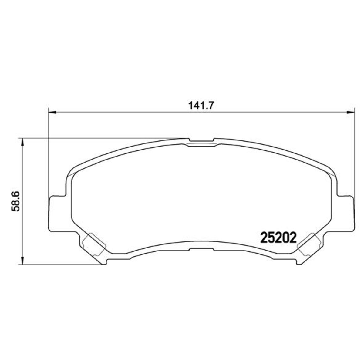 Jarrupalat, levyjarru BREMBO P 79 028