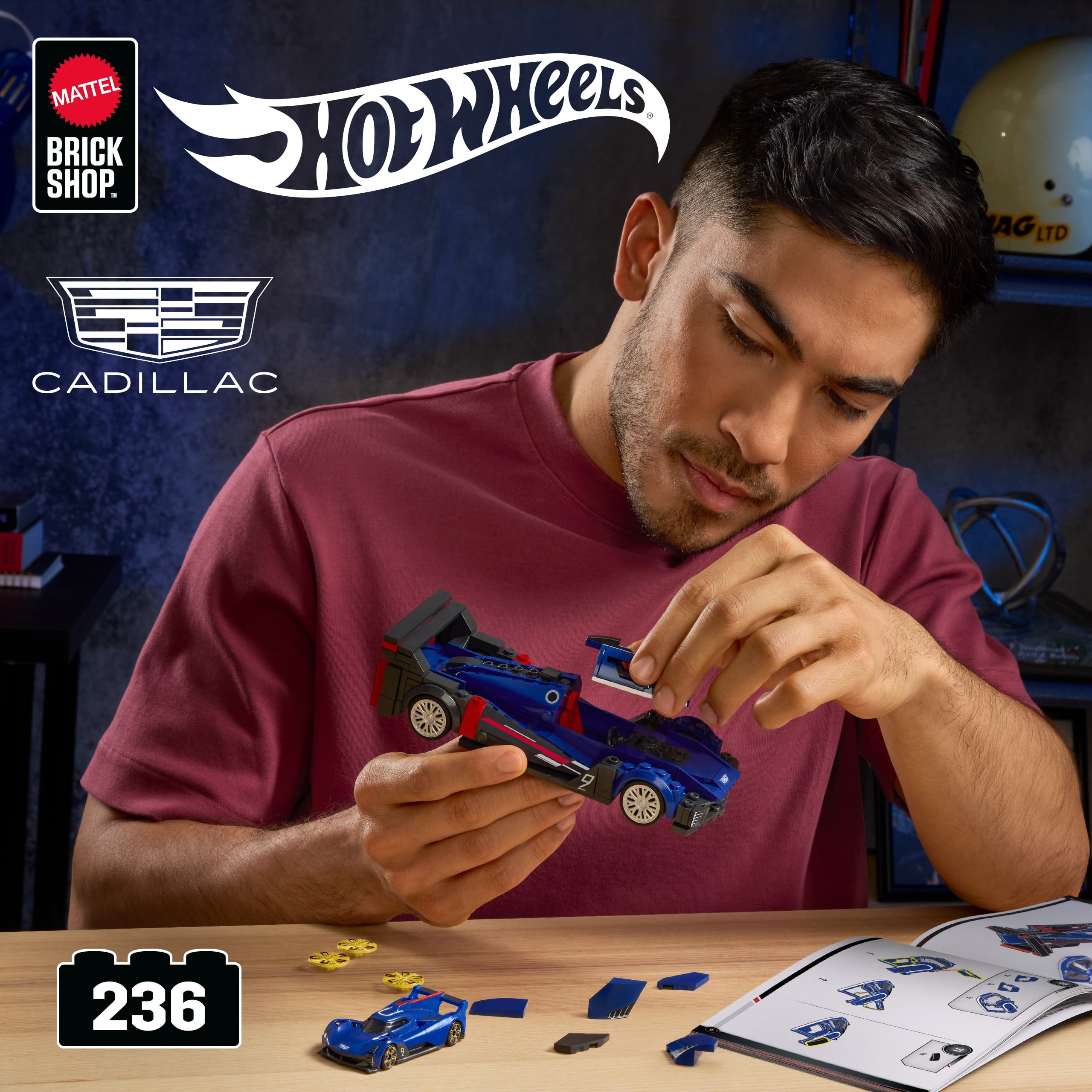 Hot Wheels Brick Shop Speed Series Cadillac GTP