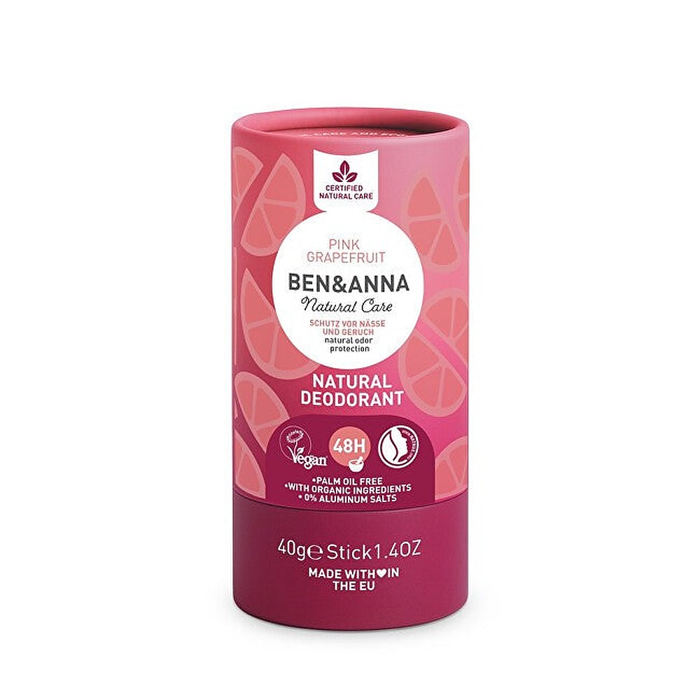 BEN&ANNA Luonnollinen Pink Greippi kiinteä deodorantti 40 g