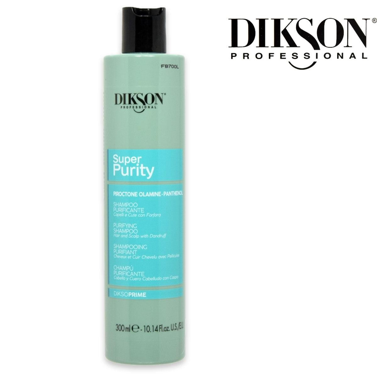 Dikson prime superpuhdas shampoo hiuksille ja päänahalle hilseen kanssa 300 ml
