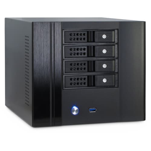 Inter-Tech IPC SC-4004 - Kotelot - Ultra small form factor - Musta