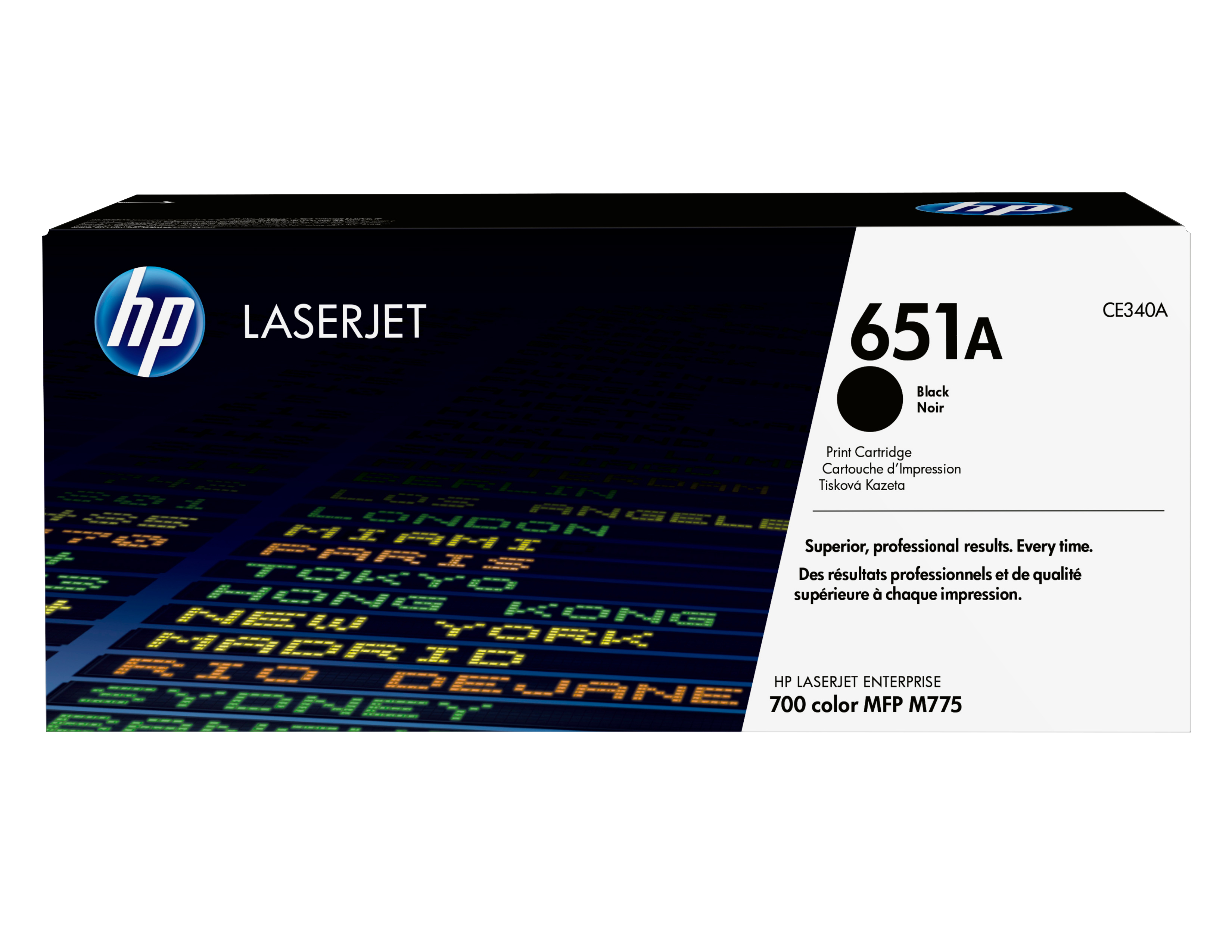HP 651A-laservärikasetti, musta