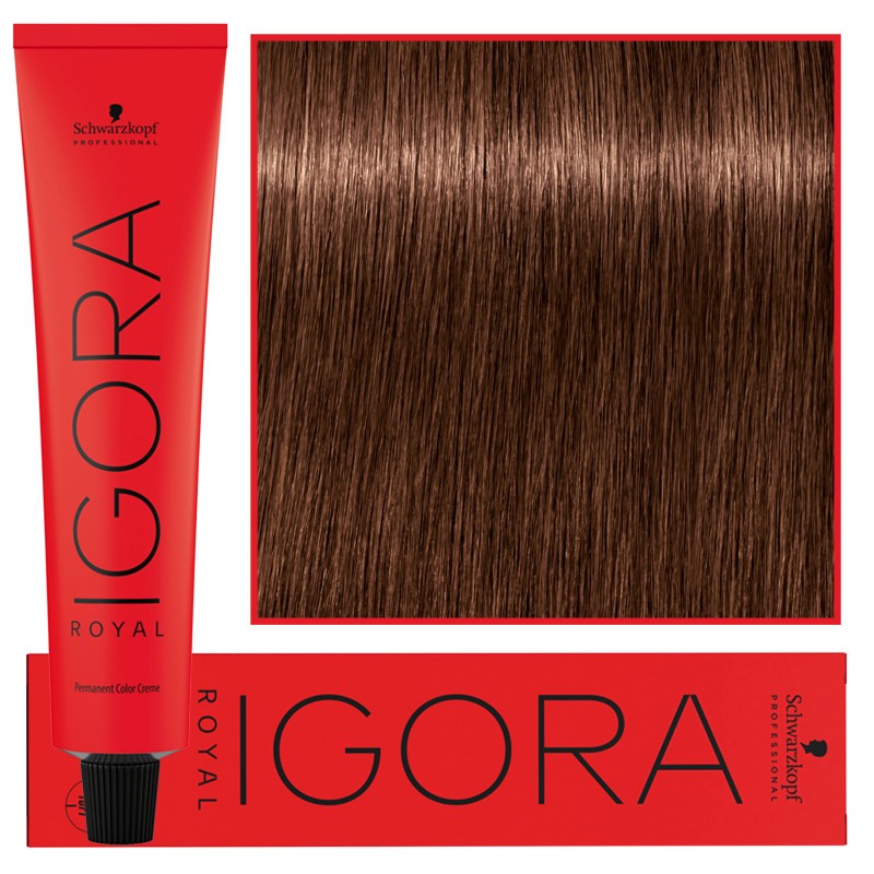 Schwarzkopf Professional Igora Royal pysyvä hiusväri 60 ml 6-68 | Tumma vaalea punainen suklaa