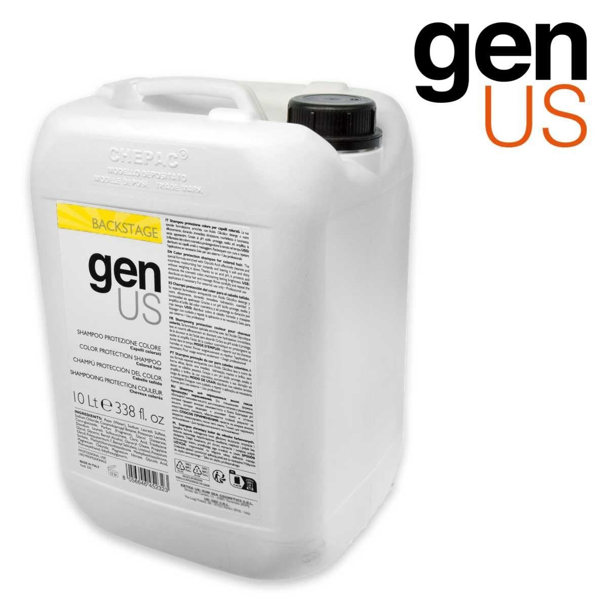 Genus Backstage Shampoo Värisuojalla Kanisteri 10L
