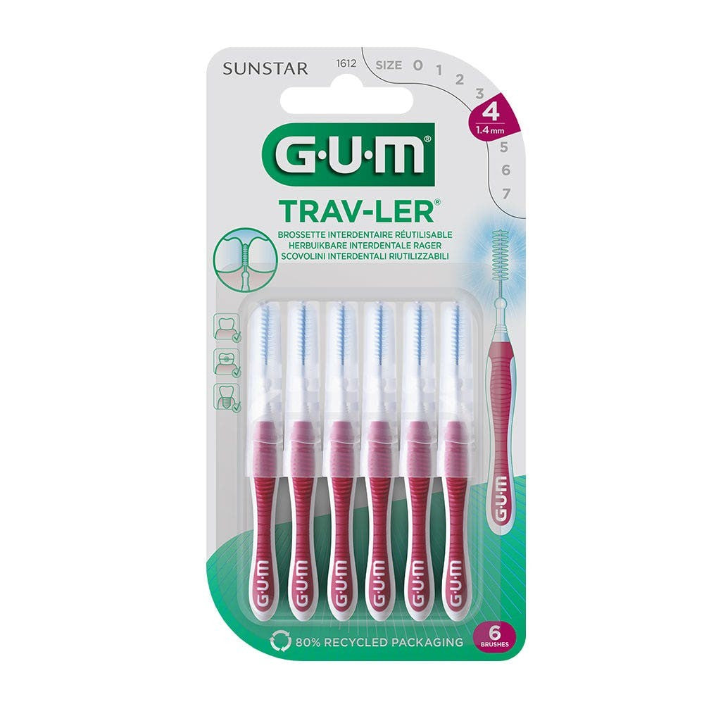 Gum® Proxabrush Trip hammasväliharja 6kpl