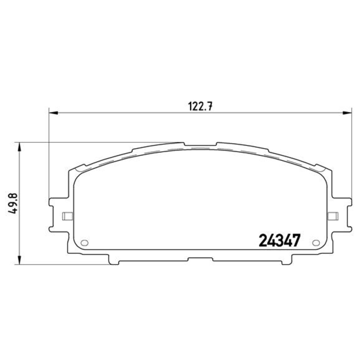 Jarrupalat, levyjarru BREMBO P 83 086