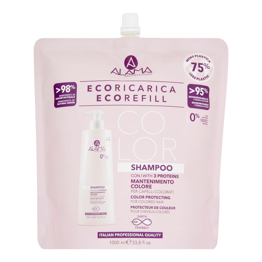 Alama Eco-Refillme Color Shampoo Värin Ylläpito Värjätyille Hiuksille - 100 ml