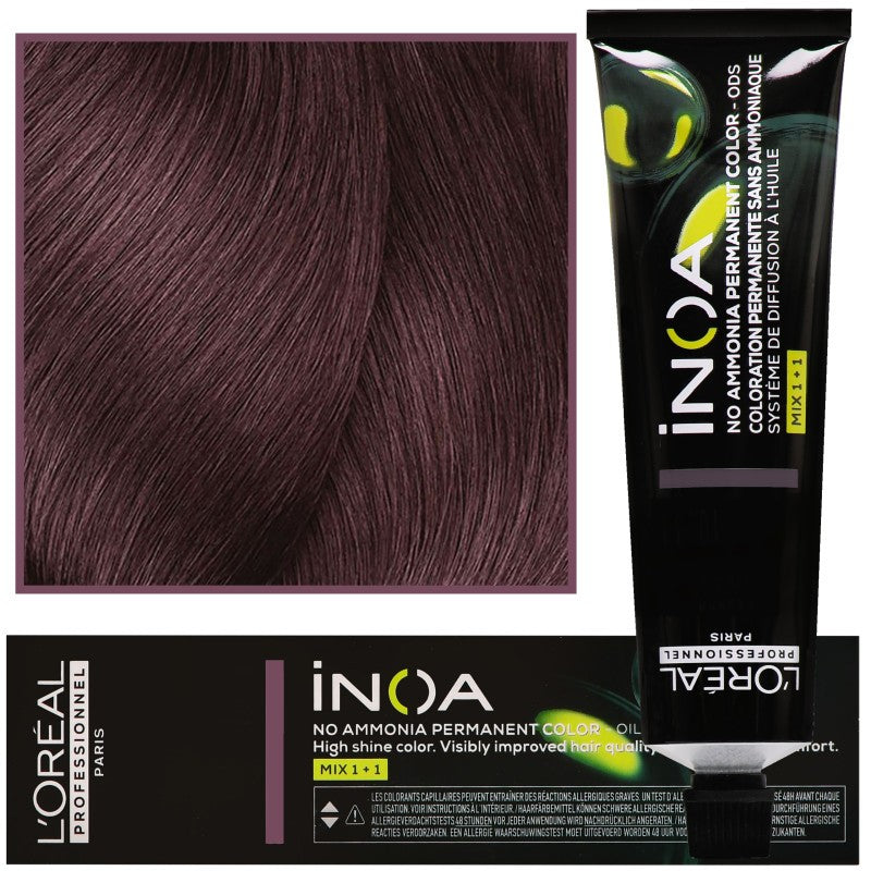 Loreal Inoa hiusväri 60ml 5.26 Vaaleanruskea Punainen Opalescent