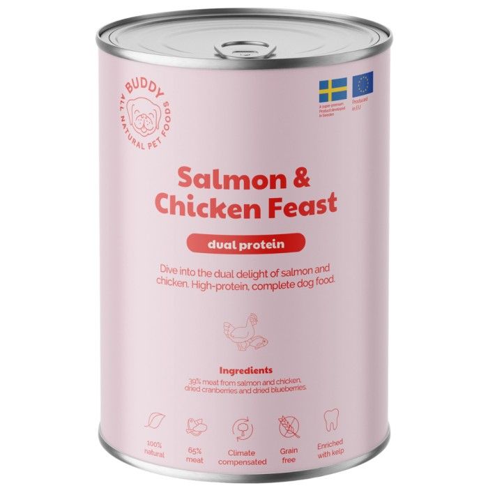 Buddy Salmon & Chicken Feast 400g
