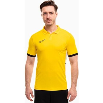 NIKE Toiminnallinen paita  keltainen / musta / valkoinen