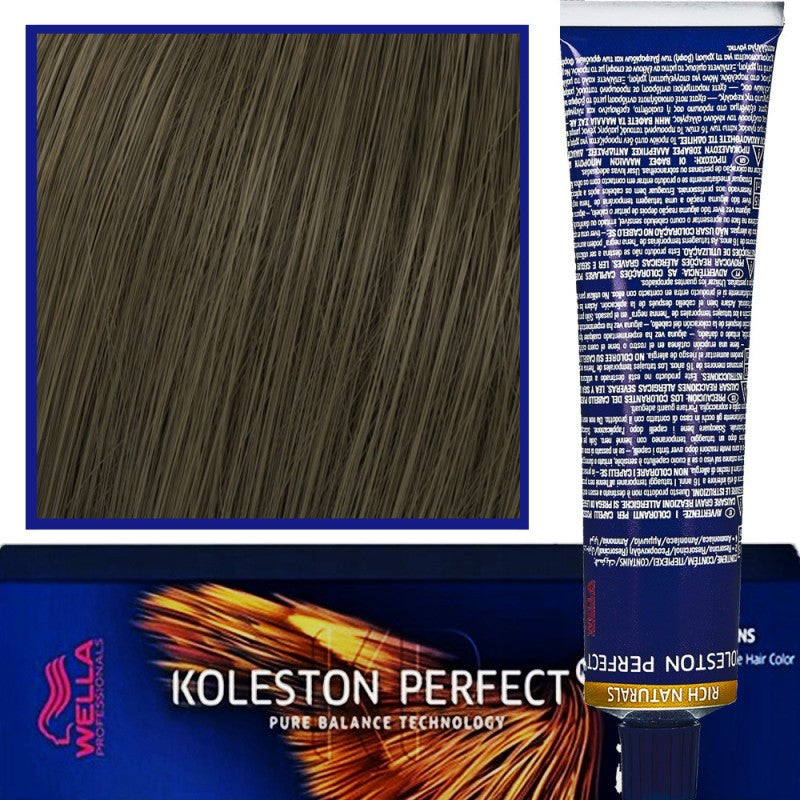 Wella Koleston Perfect Me ammattimainen hiusväri 60ml 55/02 Intense Vaaleanruskea Natural Matt