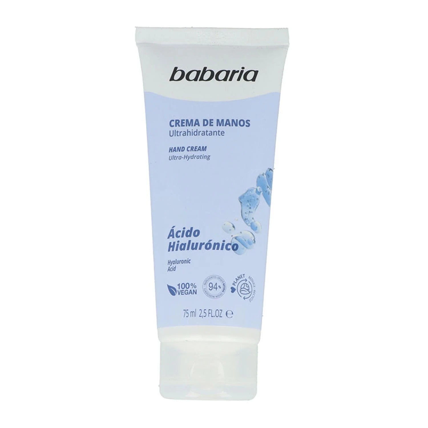 Babaria Crema mani all'acido ialuronico 75 ml — Crema mani