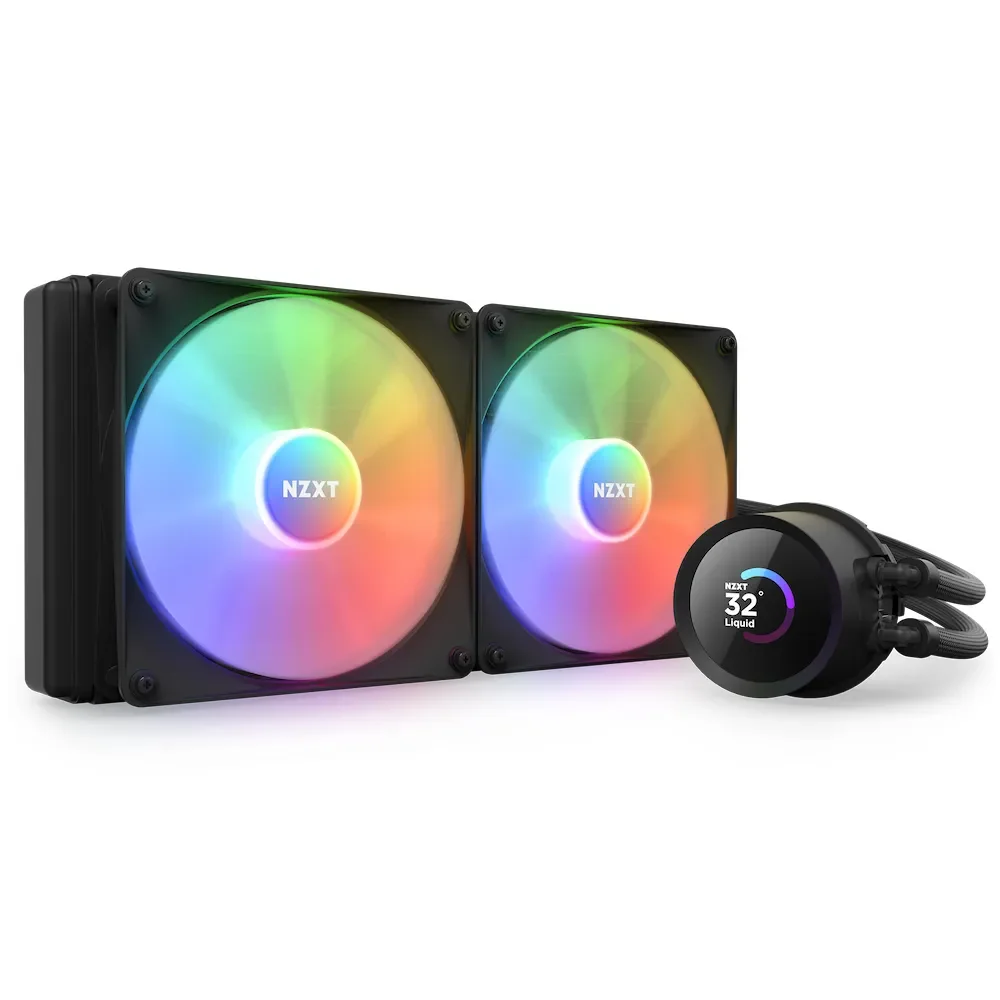 NZXT Kraken 280 Black RGB - CPU Vesijäähdytys - Max 32 dBA