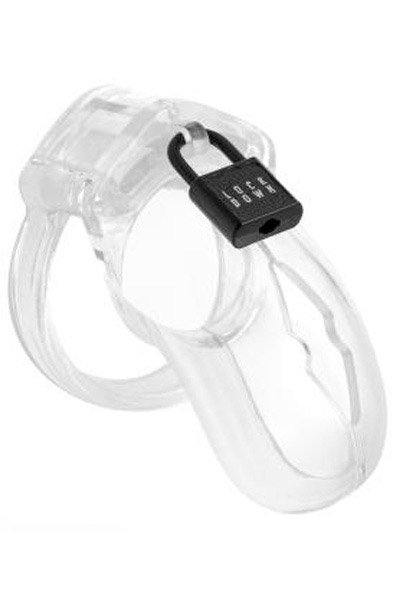 Lockdown Chastity Cage Clear Small Siveyshäkki