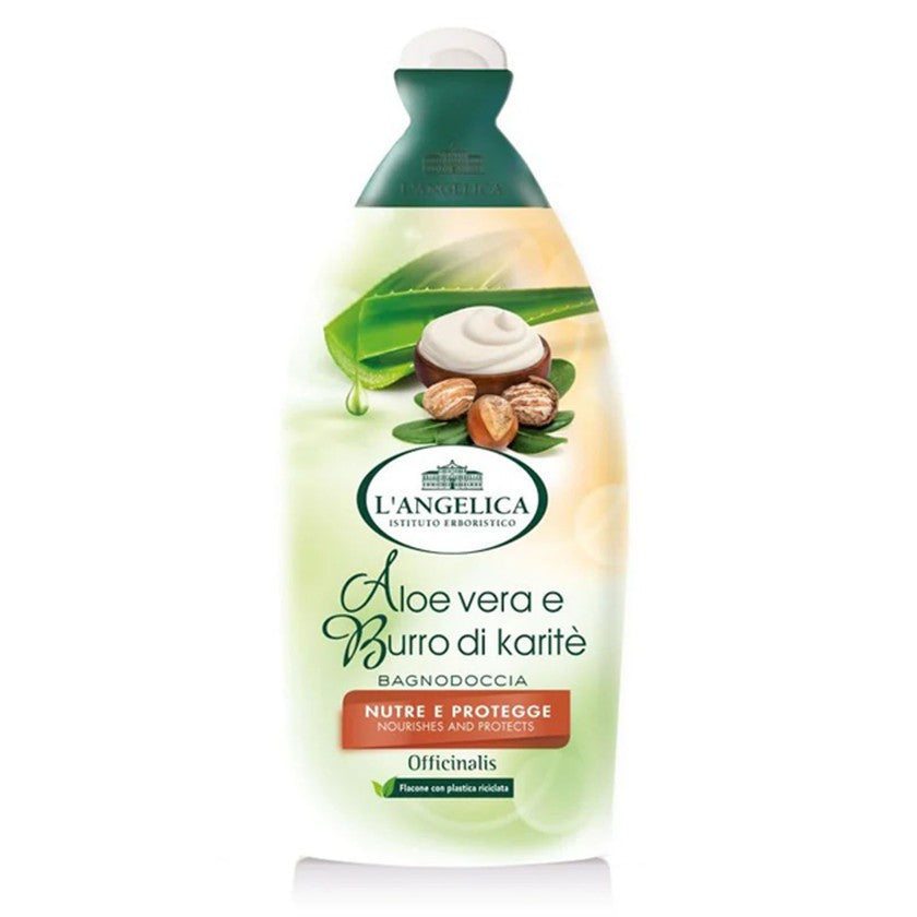 Angelica Aloe Vera ja Karite -suihkugeeli 500 ml