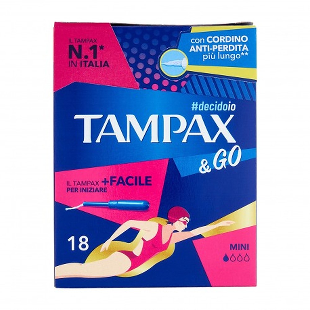 Tampax Tampax & Go Mini 18 kpl - Sisäiset suojat