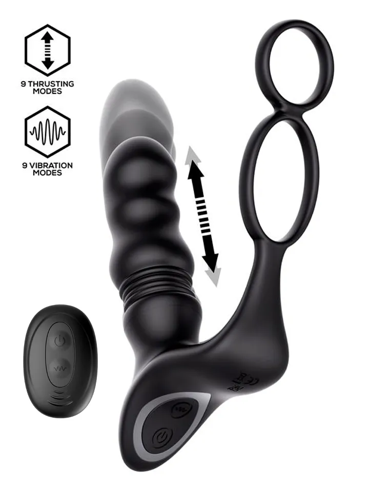 Womp Prostate Massager With Vibration & Thrusting Prostata stimulaattori