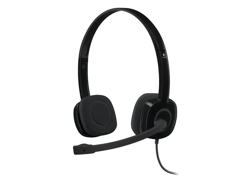 Logitech 981-000587, Langallinen, Toimisto/puhelukeskus, 20 - 20000 Hz, 80 g, Kuulokkeet, Musta