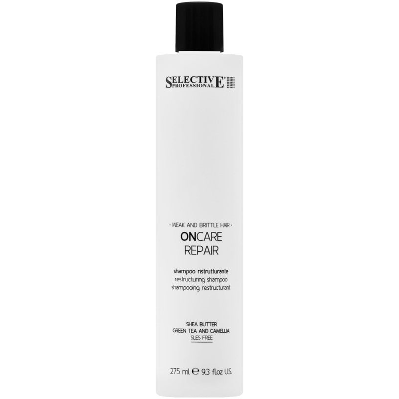 Korjaava shampoo Selective heikoille ja hauraille hiuksille 275 ml