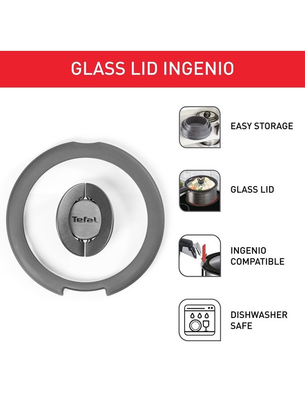 Tefal Ingenio glass lid 28 cm