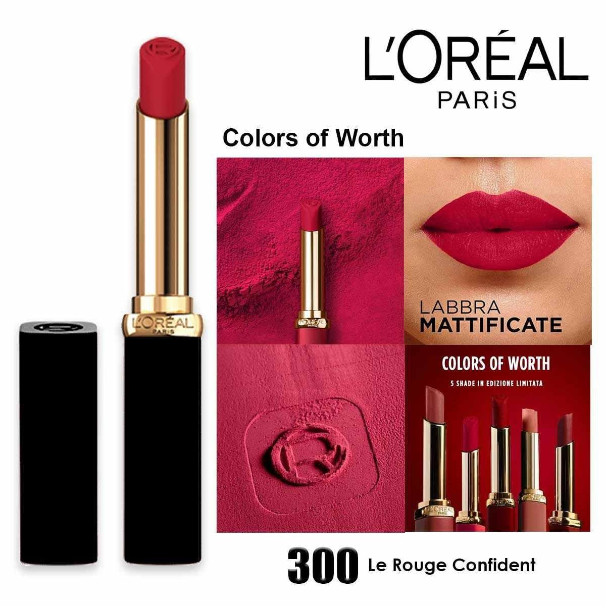 L'oreal väri arvoinen rouge 100 le rouge itsevarma