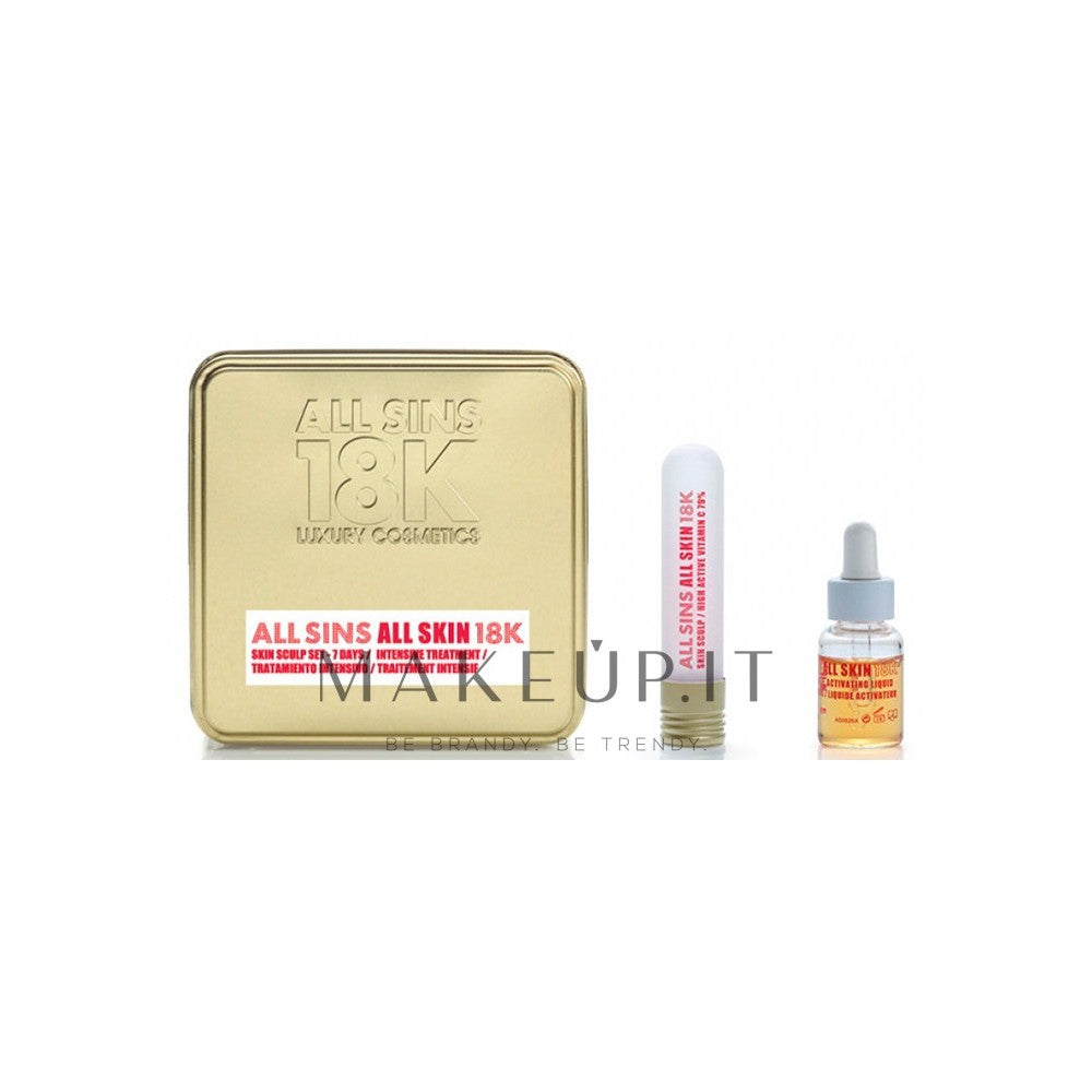 All Sins 18k All Skin Sculp 7 Days Intensive Treatment Set 2 kpl